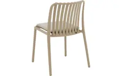 Goossens tuinstoel lygeke bruin kunststof - 8260235-goossens-lygeke-tuinstoelen-kunststof-01