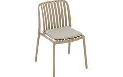 Goossens tuinstoel lygeke bruin kunststof - 8260235-goossens-lygeke-tuinstoelen-kunststof-01