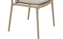 Goossens tuinstoel lygeke bruin kunststof - 8260235-goossens-lygeke-tuinstoelen-kunststof-01