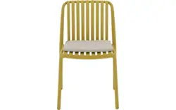 Goossens tuinstoel lygeke geel kunststof - 8260238-goossens-lygeke-tuinstoelen-kunststof-01