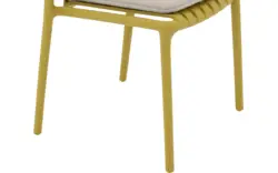 Goossens tuinstoel lygeke geel kunststof - 8260238-goossens-lygeke-tuinstoelen-kunststof-01