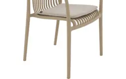 Goossens tuinstoel jelke bruin kunststof - 8260243-goossens-jelke-tuinstoelen-kunststof-01