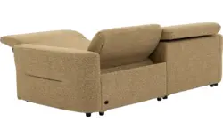 Goossens zitbank comoda geel stof - 8260249-gespiegeld-02