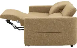 Goossens zitbank comoda geel stof - 8260249-gespiegeld-02