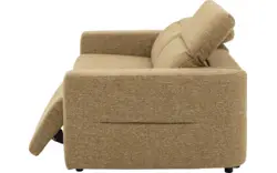 Goossens zitbank comoda geel stof - 8260249-gespiegeld-02