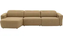 Goossens loungebank comoda geel stof - 8260250-gespiegeld-02