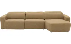 Goossens loungebank comoda geel stof - 8260250-goossens-comoda-bank-stof-geel-01