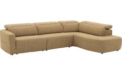 Goossens hoekbank comoda geel stof - 8260251-gespiegeld-02