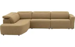Goossens hoekbank comoda geel stof - 8260251-goossens-comoda-bank-stof-geel-01