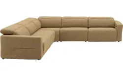 Goossens hoekbank comoda geel stof - 8260252-gespiegeld-02