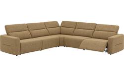 Goossens hoekbank comoda geel stof - 8260252-gespiegeld-02