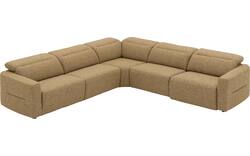 Goossens hoekbank comoda geel stof - 8260252-gespiegeld-02