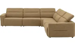 Goossens hoekbank comoda geel stof - 8260252-gespiegeld-02