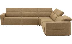Goossens hoekbank comoda geel stof - 8260252-gespiegeld-02