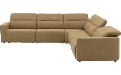 Goossens hoekbank comoda geel stof - 8260252-gespiegeld-02