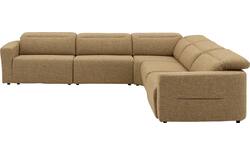Goossens hoekbank comoda geel stof - 8260252-gespiegeld-02