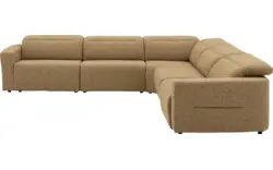 Goossens hoekbank comoda geel stof - 8260252-gespiegeld-02
