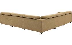 Goossens hoekbank comoda geel stof - 8260252-gespiegeld-02
