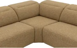 Goossens hoekbank comoda geel stof - 8260252-gespiegeld-02
