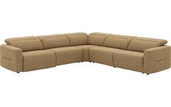 Goossens hoekbank comoda geel stof - 8260252-goossens-comoda-bank-stof-geel-01