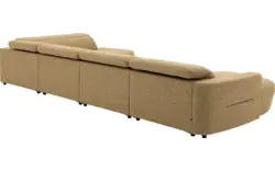 Goossens u bank comoda geel stof - 8260253-gespiegeld-02