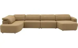 Goossens u bank comoda geel stof - 8260253-goossens-comoda-bank-stof-geel-01
