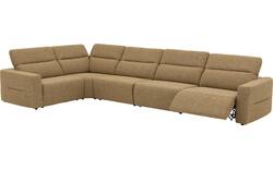 Goossens hoekbank comoda geel stof - 8260255-gespiegeld-02