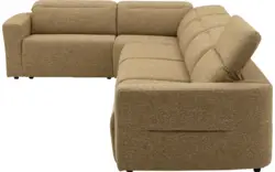 Goossens hoekbank comoda geel stof - 8260255-gespiegeld-02