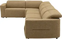 Goossens hoekbank comoda geel stof - 8260255-gespiegeld-02