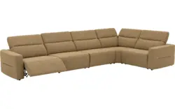 Goossens hoekbank comoda geel stof - 8260255-goossens-comoda-bank-stof-geel-01