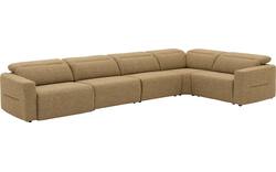 Goossens hoekbank comoda geel stof - 8260255-goossens-comoda-bank-stof-geel-01