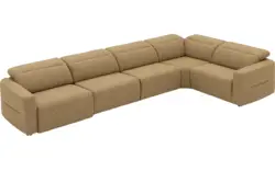 Goossens hoekbank comoda geel stof - 8260255-goossens-comoda-bank-stof-geel-01