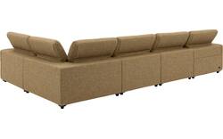 Goossens hoekbank comoda geel stof - 8260255-goossens-comoda-bank-stof-geel-01