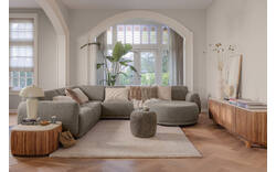 Goossens salontafel nova beige mortex - 8260280-goossens-benk-bank-stof-groen-01