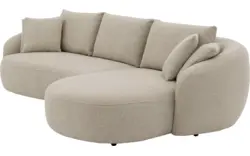 Goossens loungebank ava beige stof - 8260295-gespiegeld-02