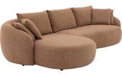 Goossens loungebank ava rood stof - 8260296-goossens-ava-bank-stof-rood-01