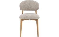 Goossens eetkamerstoel bessy beige stof - 8260297-goossens-bessy-eetkamerstoel-stof-beige-01
