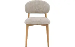 Goossens eetkamerstoel bessy beige stof - 8260297-goossens-bessy-eetkamerstoel-stof-beige-01