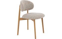 Goossens eetkamerstoel bessy beige stof - 8260297-goossens-bessy-eetkamerstoel-stof-beige-01