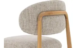 Goossens eetkamerstoel bessy beige stof - 8260297-goossens-bessy-eetkamerstoel-stof-beige-01