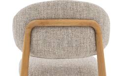 Goossens eetkamerstoel bessy beige stof - 8260297-goossens-bessy-eetkamerstoel-stof-beige-01