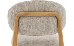 Goossens eetkamerstoel bessy beige stof - 8260297-goossens-bessy-eetkamerstoel-stof-beige-01