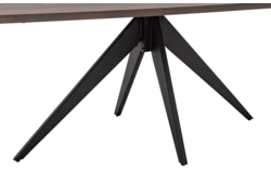 Goossens eettafel clear donker bruin eiken - 8260365-goossens-clear-eettafel-eiken-donker-bruin-01