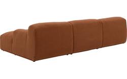 Goossens excellent loungebank sens bruin stof - 8260371-gespiegeld-02