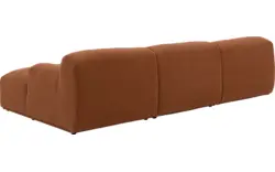 Goossens excellent loungebank sens bruin stof - 8260371-gespiegeld-02