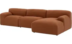Goossens excellent loungebank sens bruin stof - 8260371-gespiegeld-02