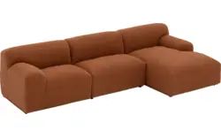 Goossens excellent loungebank sens bruin stof - 8260371-gespiegeld-02