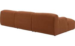 Goossens excellent loungebank sens bruin stof - 8260371-goossens-excellent-sens-bank-stof-bruin-01