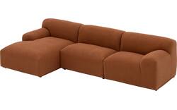 Goossens excellent loungebank sens bruin stof - 8260371-goossens-excellent-sens-bank-stof-bruin-01