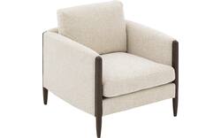 Goossens fauteuil handsome beige stof - 8260374-goossens-handsome-fauteuil-stof-01
